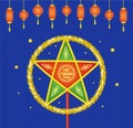 Traditional Vietnamese star lantern